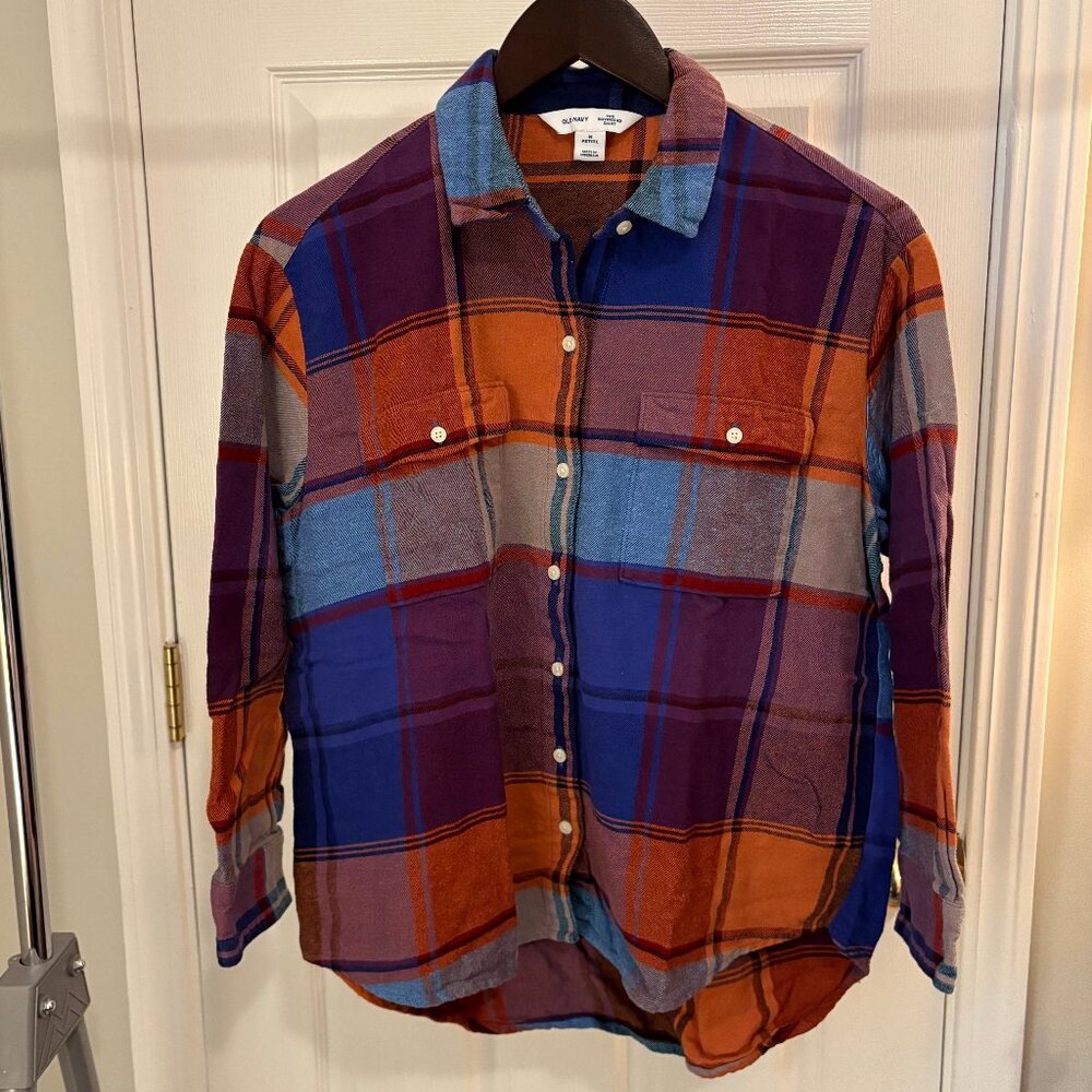 Old Navy | The Boyfriend Shirt | Flannel | Size MP